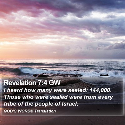 Revelation 7:4 GW Bible Verse Image