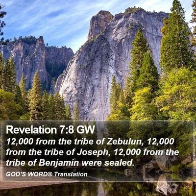 Revelation 7:8 GW Bible Verse Image