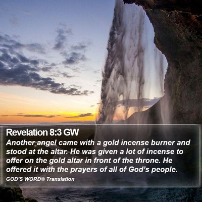 Revelation 8:3 GW Bible Verse Image