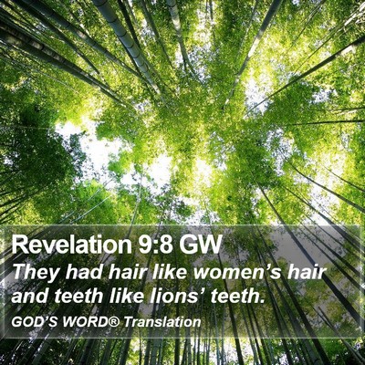 Revelation 9:8 GW Bible Verse Image