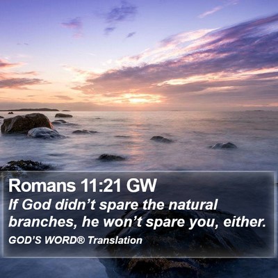 Romans 11:21 GW Bible Verse Image