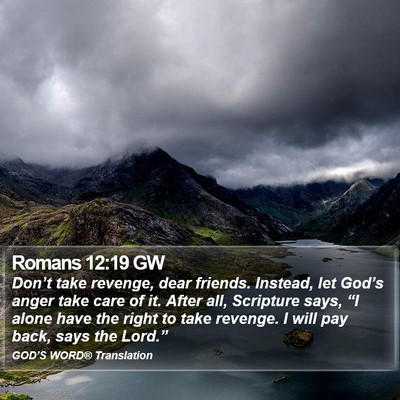 Romans 12:19 GW Bible Verse Image