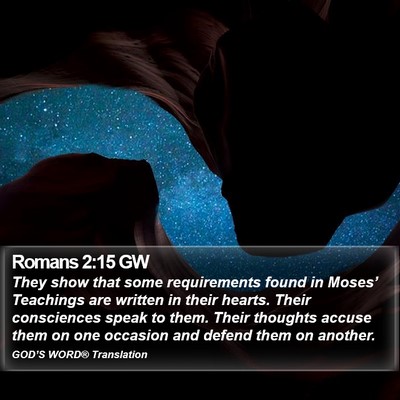 Romans 2:15 GW Bible Verse Image