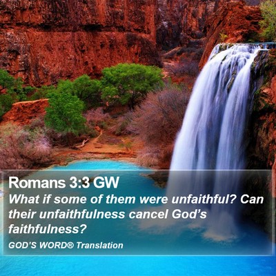 Romans 3:3 GW Bible Verse Image