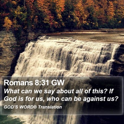 Romans 8:31 GW Bible Verse Image