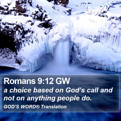 Romans 9:12 GW Bible Verse Image