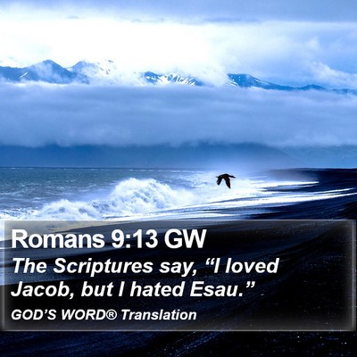 Romans 9:13 GW Bible Verse Image