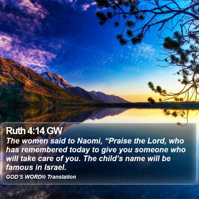 Ruth 4:14 GW Bible Verse Image