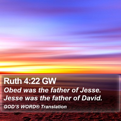 Ruth 4:22 GW Bible Verse Image