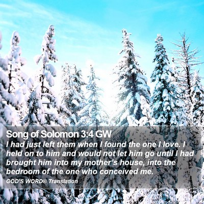 Song of Solomon 3:4 GW Bible Verse Image