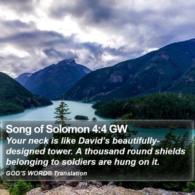 Song of Solomon 4:4 GW Bible Verse Image