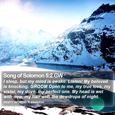 Song of Solomon 5:2 GW Bible Verse Image