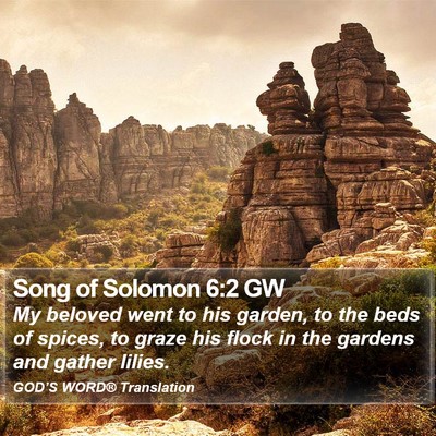 Song of Solomon 6:2 GW Bible Verse Image
