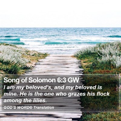 Song of Solomon 6:3 GW Bible Verse Image