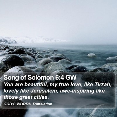 Song of Solomon 6:4 GW Bible Verse Image