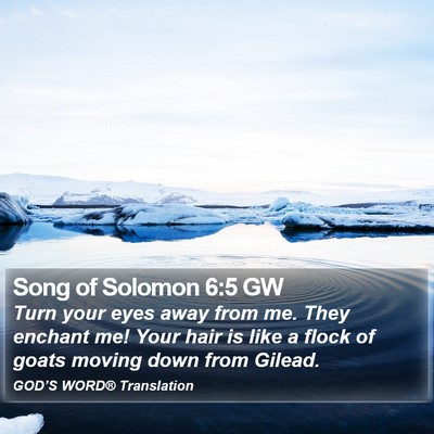Song of Solomon 6:5 GW Bible Verse Image