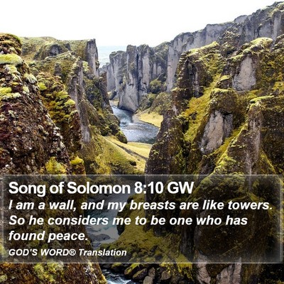 Song of Solomon 8:10 GW Bible Verse Image