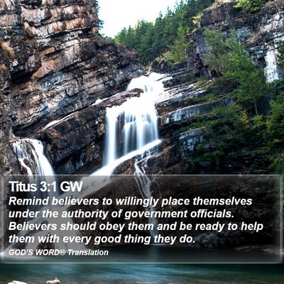Titus 3:1 GW Bible Verse Image