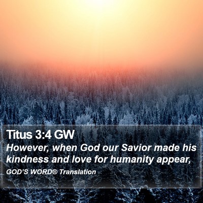 Titus 3:4 GW Bible Verse Image