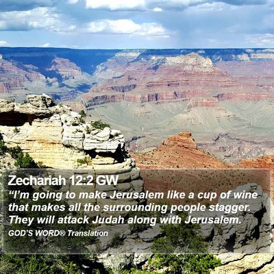 Zechariah 12:2 GW Bible Verse Image