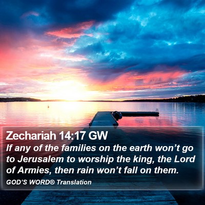 Zechariah 14:17 GW Bible Verse Image