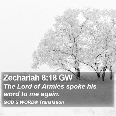 Zechariah 8:18 GW Bible Verse Image