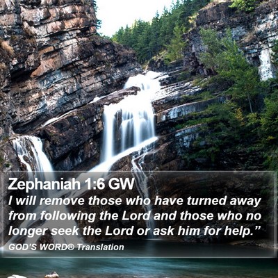 Zephaniah 1:6 GW Bible Verse Image