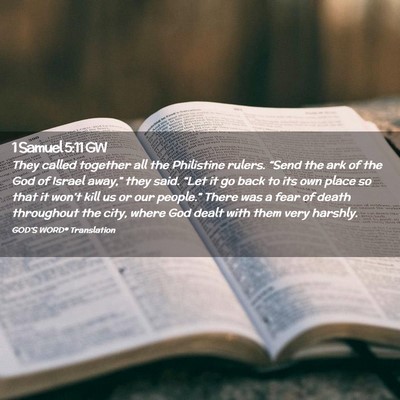 Picture 02 - 1 Samuel 5:11 GW - They called together all the Philistine rulers. - Bible Verse Picture