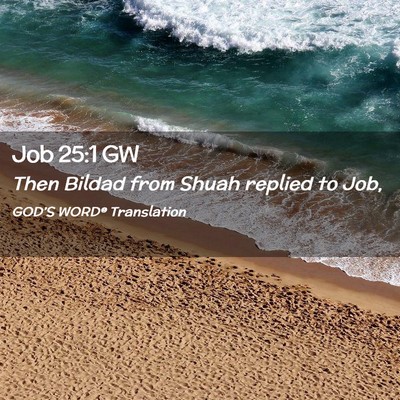 Picture 02 - Job 25:1 GW - Then Bildad from Shuah replied to - Bible Verse Picture