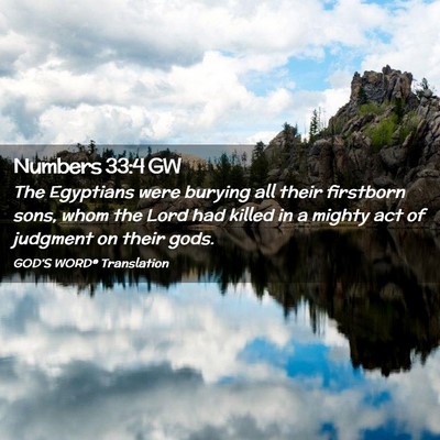 Picture 02 - Numbers 33:4 GW - The Egyptians were burying all their firstborn - Bible Verse Picture