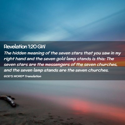 Picture 02 - Revelation 1:20 GW - The hidden meaning of the seven stars that you - Bible Verse Picture