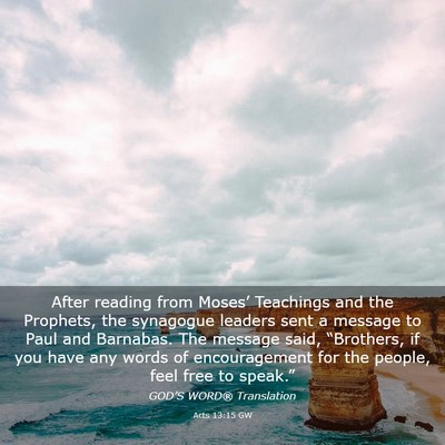 Picture 03 - Acts 13:15 GW - After reading from Moses’ Teachings and the - Bible Verse Picture