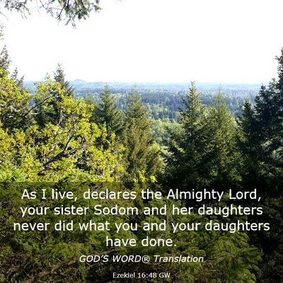 Picture 03 - Ezekiel 16:48 GW - As I live, declares the Almighty Lord, your - Bible Verse Picture