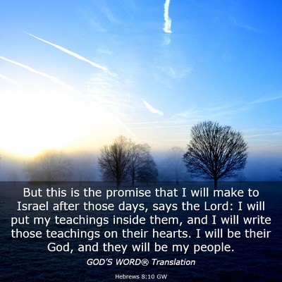 Picture 03 - Hebrews 8:10 GW - But this is the promise that I will make to - Bible Verse Picture