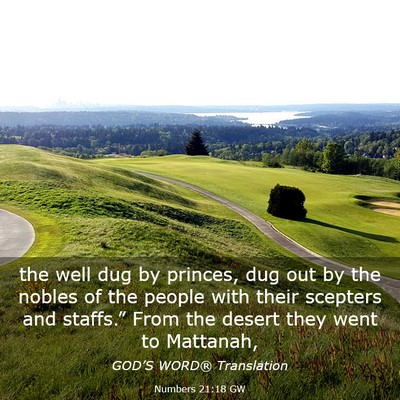 Picture 03 - Numbers 21:18 GW - the well dug by princes, dug out by the nobles of - Bible Verse Picture