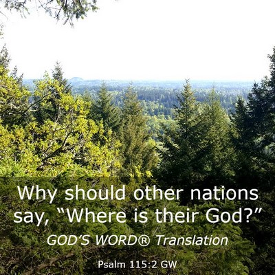 Picture 03 - Psalm 115:2 GW - Why should other nations say, “Where is their - Bible Verse Picture