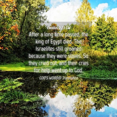 Picture 04 - Exodus 2:23 GW - After a long time passed, the king of Egypt died. - Bible Verse Picture
