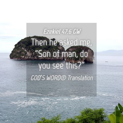 Picture 04 - Ezekiel 47:6 GW - Then he asked me, “Son of man, do you see - Bible Verse Picture