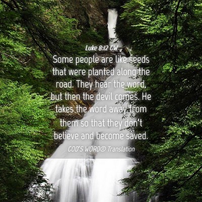 Picture 04 - Luke 8:12 GW - Some people are like seeds that were planted - Bible Verse Picture