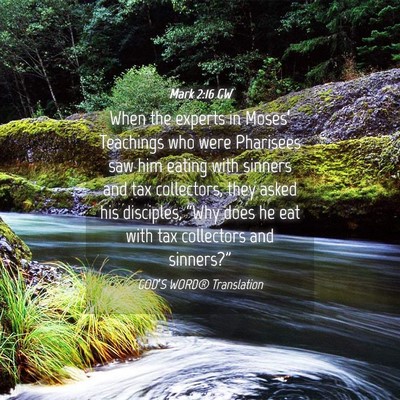 Picture 04 - Mark 2:16 GW - When the experts in Moses’ Teachings who were - Bible Verse Picture