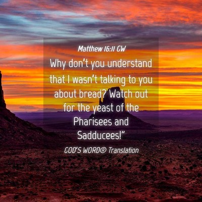 Picture 04 - Matthew 16:11 GW - Why don’t you understand that I wasn’t - Bible Verse Picture