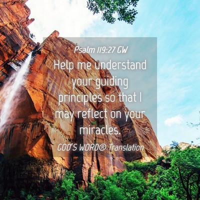 Picture 04 - Psalm 119:27 GW - Help me understand your guiding principles so - Bible Verse Picture