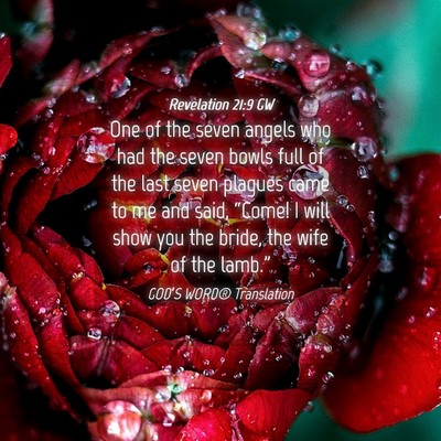 Picture 04 - Revelation 21:9 GW - One of the seven angels who had the seven bowls - Bible Verse Picture