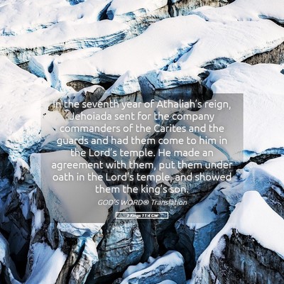 Picture 05 - 2 Kings 11:4 GW - In the seventh year of Athaliah’s reign, - Bible Verse Picture