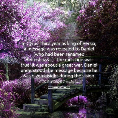 Picture 05 - Daniel 10:1 GW - In Cyrus’ third year as king of Persia, a - Bible Verse Picture