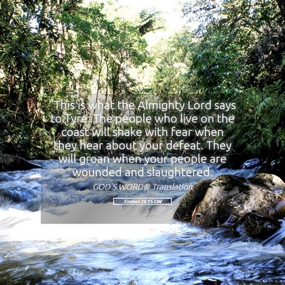 Picture 05 - Ezekiel 26:15 GW - “This is what the Almighty Lord says to Tyre: - Bible Verse Picture