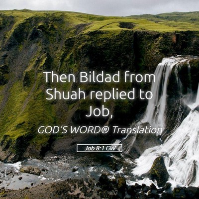 Picture 05 - Job 8:1 GW - Then Bildad from Shuah replied to - Bible Verse Picture