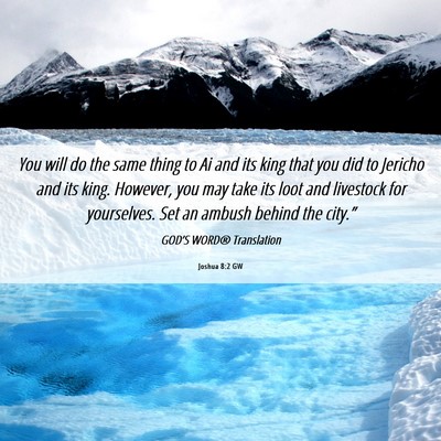 Picture 06 - Joshua 8:2 GW - You will do the same thing to Ai and its king - Bible Verse Picture