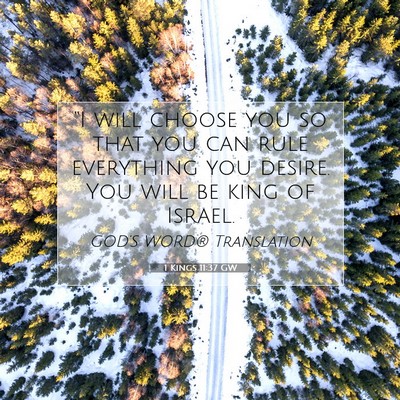 Picture 07 - 1 Kings 11:37 GW - “I will choose you so that you can rule - Bible Verse Picture