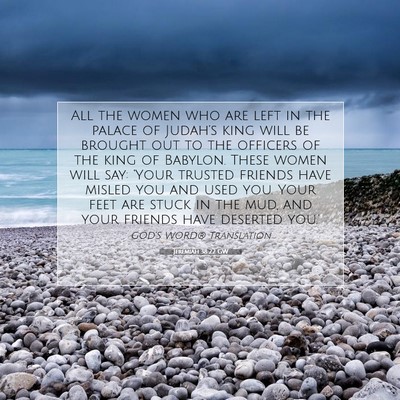 Picture 07 - Jeremiah 38:22 GW - All the women who are left in the palace of - Bible Verse Picture